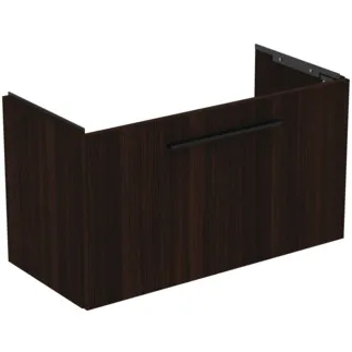 IDEAL STANDARD I.LIFE S - Waschtisch-Unterschrank 800x375x440 mm in coffee oak, 1 Schublade - SoftClosing, Vormontiert, Nachhaltig gewonnenes Holz #T5294NW - Coffee Oak