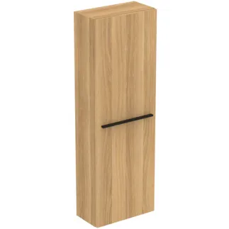 IDEAL STANDARD I.LIFE S - Schrank 400x210x1200 mm in Hamilton eiche, 1 Tür - Vormontiert, Nachhaltig gewonnenes Holz #T5289NX - Eiche Natur