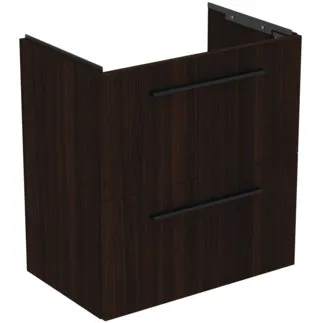 IDEAL STANDARD I.LIFE S - Waschtisch-Unterschrank 600x375x630 mm in coffee oak, 2 Schubladen - SoftClosing, Platzsparend, Vormontiert, Nachhaltig gewonnenes Holz #T5293NW - Coffee Oak