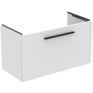 IDEAL STANDARD I.LIFE S - Waschtisch-Unterschrank 800x375x440 mm in weiß, 1 Schublade - SoftClosing, Vormontiert, Nachhaltig gewonnenes Holz #T5294DU - Weiß