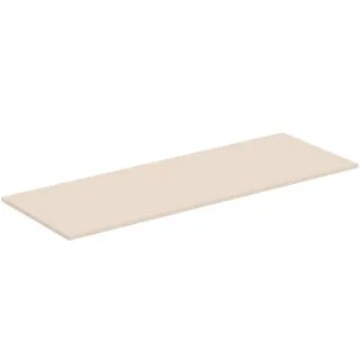 IDEAL STANDARD I.LIFE B - Waschtischplatte 1403x507x16 mm in sandbeige matt - Nachhaltig gewonnenes Holz #T5321NF - Sandbeige