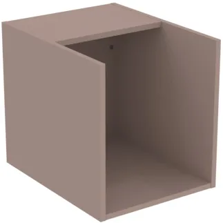 IDEAL STANDARD I.LIFE B - Schrank 400x505x440 mm in greige matt - Vormontiert, Nachhaltig gewonnenes Holz #T5323NH - Greige