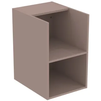 IDEAL STANDARD I.LIFE B - Schrank 400x505x630 mm in greige matt - Vormontiert, Nachhaltig gewonnenes Holz #T5322NH - Greige