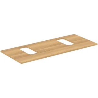 IDEAL STANDARD I.LIFE B - Waschtischplatte 1202x507x16 mm in Hamilton eiche - Nachhaltig gewonnenes Holz #T5416NX - Eiche Natur