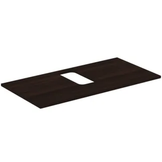 IDEAL STANDARD I.LIFE B - Waschtischplatte 1002x507x16 mm in coffee oak - Nachhaltig gewonnenes Holz #T5415NW - Coffee Oak