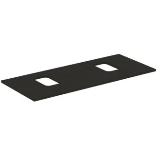 IDEAL STANDARD I.LIFE B - Waschtischplatte 1202x507x16 mm in carbongrau matt - Nachhaltig gewonnenes Holz #T5412NV - Carbongrau