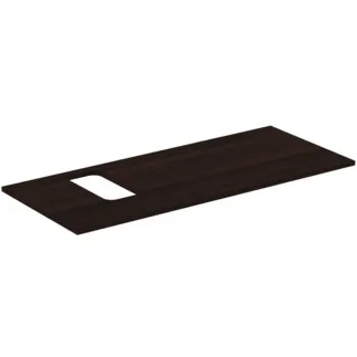 IDEAL STANDARD I.LIFE B - Waschtischplatte 1202x507x16 mm in coffee oak - Nachhaltig gewonnenes Holz #T5458NW - Coffee Oak