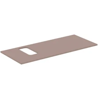 IDEAL STANDARD I.LIFE B - Waschtischplatte 1202x507x16 mm in greige matt - Nachhaltig gewonnenes Holz #T5458NH - Greige