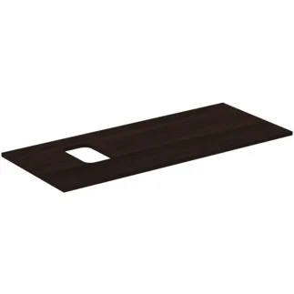 IDEAL STANDARD I.LIFE B - Waschtischplatte 1202x507x16 mm in coffee oak - Nachhaltig gewonnenes Holz #T5457NW - Coffee Oak