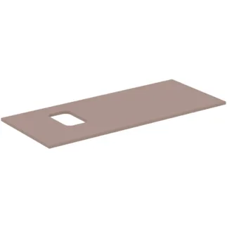 IDEAL STANDARD I.LIFE B - Waschtischplatte 1202x507x16 mm in greige matt - Nachhaltig gewonnenes Holz #T5457NH - Greige