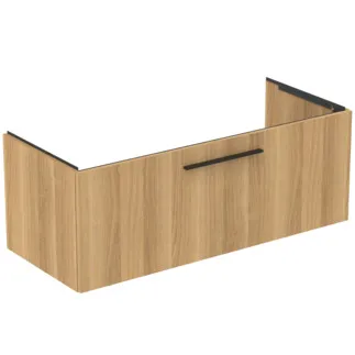 IDEAL STANDARD I.LIFE B - Waschtisch-Unterschrank 1200x505x440 mm in Hamilton eiche, 1 Schublade - SoftClosing, Vormontiert, Nachhaltig gewonnenes Holz #T5515NX - Eiche Natur