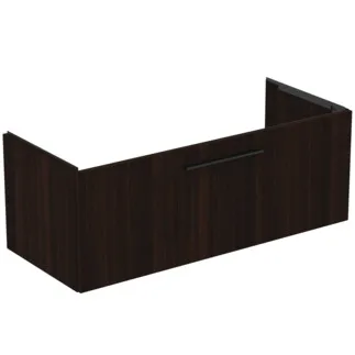 IDEAL STANDARD I.LIFE B - Waschtisch-Unterschrank 1200x505x440 mm in coffee oak, 1 Schublade - SoftClosing, Vormontiert, Nachhaltig gewonnenes Holz #T5515NW - Coffee Oak