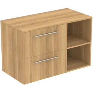 IDEAL STANDARD I.LIFE B - Möbelpaket 1002x507x646 mm in Hamilton eiche - SoftClosing, Nachhaltig gewonnenes Holz #T5753NX - Eiche Natur