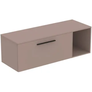 IDEAL STANDARD I.LIFE B - Möbelpaket 1403x507x456 mm in greige matt - SoftClosing, Nachhaltig gewonnenes Holz #T5762NH - Greige