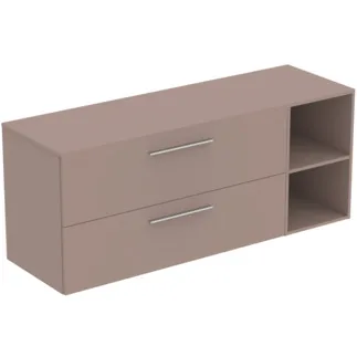 IDEAL STANDARD I.LIFE B - Möbelpaket 1603x507x646 mm in greige matt - SoftClosing, Nachhaltig gewonnenes Holz #T5765NH - Greige