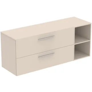 IDEAL STANDARD I.LIFE B - Möbelpaket 1603x507x646 mm in sandbeige matt - SoftClosing, Nachhaltig gewonnenes Holz #T5765NF - Sandbeige