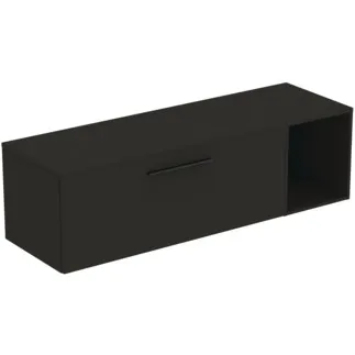 IDEAL STANDARD I.LIFE B - Möbelpaket 1603x507x456 mm in carbongrau matt - SoftClosing, Nachhaltig gewonnenes Holz #T5837NV - Carbongrau
