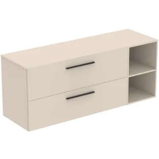 IDEAL STANDARD I.LIFE B - Möbelpaket 1603x507x646 mm in sandbeige matt - SoftClosing, Nachhaltig gewonnenes Holz #T5764NF - Sandbeige