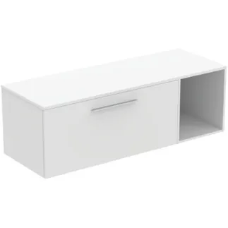 IDEAL STANDARD I.LIFE B - Möbelpaket 1403x507x456 mm in weiß - SoftClosing, Nachhaltig gewonnenes Holz #T5763DU - Weiß