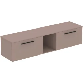IDEAL STANDARD I.LIFE B - Möbelpaket 2003x507x456 mm in greige matt - SoftClosing, Nachhaltig gewonnenes Holz #T5849NH - Greige