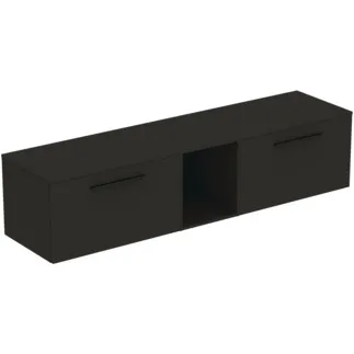 IDEAL STANDARD I.LIFE B - Möbelpaket 2003x507x456 mm in carbongrau matt - SoftClosing, Nachhaltig gewonnenes Holz #T5849NV - Carbongrau