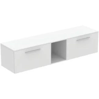 IDEAL STANDARD I.LIFE B - Möbelpaket 2003x507x456 mm in weiß matt lackiert - SoftClosing, Nachhaltig gewonnenes Holz #T5850DU - Weiß