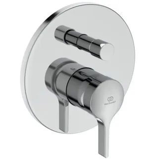 IDEAL STANDARD MELANGE - Badearmatur UP Bausatz 2 185x203 mm in chrom, Kit 1 required (A2650), 23.0 l/min (3 bar) - Click-Technologie, EPD, SmartShine Oberfläche #A4275AA - Chrom