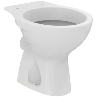 IDEAL STANDARD EUROVIT - Stand-WC 360x500x395 mm in weiß glänzend, CL1 Vollspülung 5.9 - 6 l/min, horizontaler Ablauf - CL1, Spülrandlose Spültechnologie RimLS #W333101 - Weiß (Alpin)