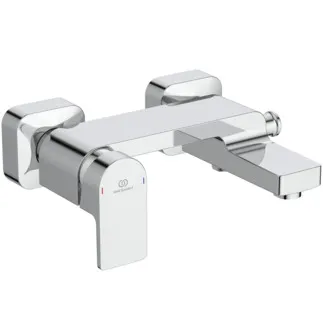 IDEAL STANDARD EDGE - Badearmatur AP 234x182x106 mm, 159 mm vertikaler Abstand bis Mitte Auslauf in chrom, 20.0 l/min (3 bar) - Click-Technologie, EPD, FirmaFlow, SmartShine Oberfläche #A7121AA - Chrom