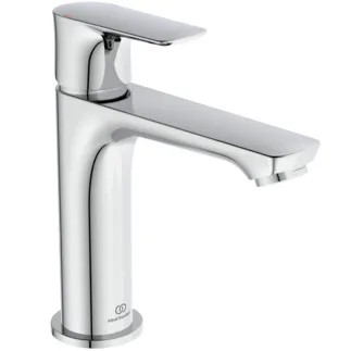 IDEAL STANDARD CONNECT AIR - Waschtischarmatur 48x160.5x170 mm, 125 mm vertikaler Abstand bis Mitte Auslauf in chrom, 5 l/min (3 bar), ohne Ablaufgarnitur - EasyFix, Strahlregler, Durchflussbegrenzer, EPD, SmartShine Oberfläche #A7015AA - Chrom