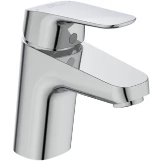 IDEAL STANDARD CERAFLEX - Waschtischarmatur 47x137x133 mm, 101 mm vertikaler Abstand bis Mitte Auslauf in chrom, 3.8 l/min (3 bar), ohne Ablaufgarnitur - EasyFix, Strahlregler, Click-Technologie, EPD, FirmaFlow, SmartShine Oberfläche #B1710AA - Chrom