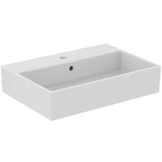IDEAL STANDARD STRADA - Waschtisch 600x420x145 mm in weiß glänzend, 1 Hahnloch, mit Überlauf #K077801 - Weiß (Alpin)