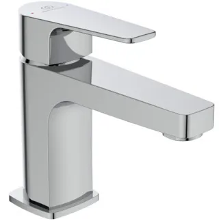 IDEAL STANDARD CERAFINE MODEL D - Waschtischarmatur 50x155x135 mm, 115 mm vertikaler Abstand bis Mitte Auslauf in chrom, 5 l/min (3 bar), ohne Ablaufgarnitur - EasyFix, Strahlregler, Durchflussbegrenzer, EPD, FirmaFlow, SmartShine Oberfläche, NF-zertifiziert #BC682AA - Chrom