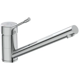 IDEAL STANDARD CERALOOK - Küchenarmatur 47x271x160 mm, 230 mm vertikaler Abstand bis Mitte Auslauf in chrom, 9 l/min (3 bar) - EasyFix, BlueStart, Click-Technologie, EPD, FirmaFlow, SmartShine Oberfläche #BC292AA - Chrom