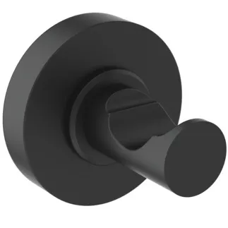 IDEAL STANDARD IOM - Handtuchhaken 48x45x48 mm in schwarz #A9115XG - Silk Black