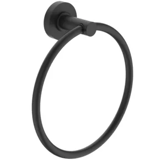 IDEAL STANDARD IOM - Handtuchring 159x58x177 mm in schwarz #A9130XG - Silk Black