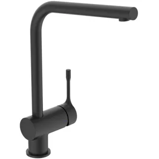 IDEAL STANDARD CERALOOK - Küchenarmatur 119x271x348 mm, 225 mm vertikaler Abstand bis Mitte Auslauf in schwarz, 12 l/min (3 bar) - EasyFix, BlueStart, EPD, FirmaFlow #BC174XG - Silk Black