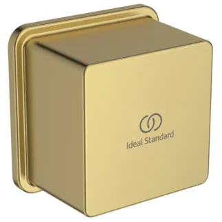 IDEAL STANDARD IDEALRAIN - Wandanschlussbogen 59x60x59 mm in brushed gold - PVD Technologie #BC772A2 - Brushed Gold