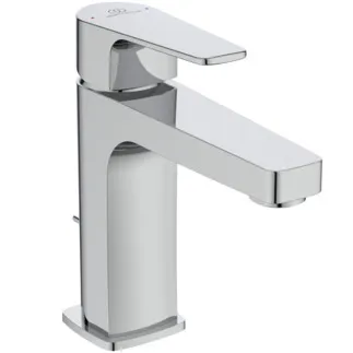 IDEAL STANDARD CERAFINE MODEL D - Waschtischarmatur 50x180x159 mm, 120 mm vertikaler Abstand bis Mitte Auslauf in chrom, 5 l/min (3 bar), mit Ablaufgarnitur - EasyFix, Strahlregler, Durchflussbegrenzer, EPD, FirmaFlow, SmartShine Oberfläche, NF-zertifiziert #BC686AA - Chrom