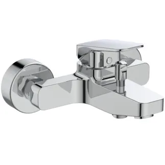 IDEAL STANDARD CERAPLAN - Badearmatur AP 207x187x109 mm, 163 mm vertikaler Abstand bis Mitte Auslauf in chrom, 20.0 l/min (3 bar) - EPD, SmartShine Oberfläche, NF-zertifiziert #BD256AA - Chrom