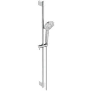 IDEAL STANDARD IDEALRAIN EVO - Brausekombination mit Brausestange 333x903 mm in chrom, 8 l/min (3 bar) - Strahlregler, Variable Strahlarten, Durchflussbegrenzer, Breite Brause #B2237AA - Chrom