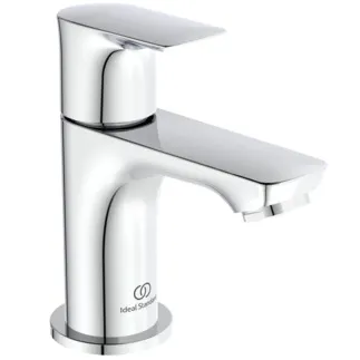 IDEAL STANDARD CONNECT AIR - Standventil 48x115x126 mm, 85 mm vertikaler Abstand bis Mitte Auslauf in chrom, 5 l/min (3 bar), ohne Ablaufgarnitur - Durchflussbegrenzer, SmartShine Oberfläche #A7031AA - Chrom