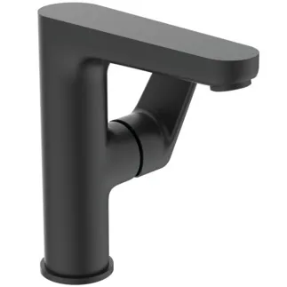 IDEAL STANDARD CERAFINE MODEL O - Waschtischarmatur 98x175x180 mm, 135 mm vertikaler Abstand bis Mitte Auslauf in schwarz, 3.8 l/min (3 bar), ohne Ablaufgarnitur - EasyFix, Strahlregler, EPD, FirmaFlow #BC555XG - Silk Black