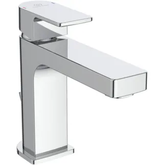 IDEAL STANDARD EDGE - Waschtischarmatur 48x170x144 mm, 120 mm vertikaler Abstand bis Mitte Auslauf in chrom, 5 l/min (3 bar), mit Ablaufgarnitur - EasyFix, Strahlregler, Durchflussbegrenzer, EPD, SmartShine Oberfläche #A7101AA - Chrom