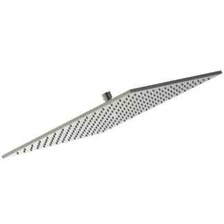 IDEAL STANDARD IDEALRAIN - Kopfbrause 403x58x403 mm in silver storm, 12 l/min (3 bar) - Metall-Regenbrause, PVD Technologie #A5806GN - Edelstahl