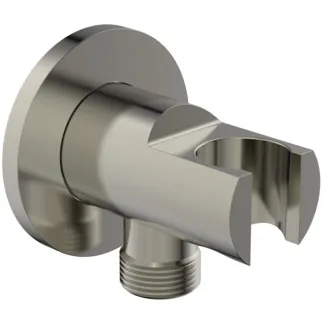 IDEAL STANDARD IDEALRAIN - Wandanschlussbogen 57x78x57 mm in silver storm - PVD Technologie #BC807GN - Edelstahl