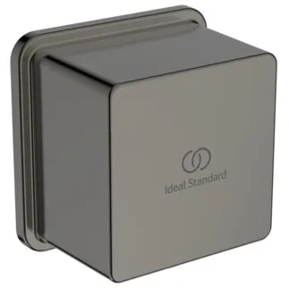 IDEAL STANDARD IDEALRAIN - Wandanschlussbogen 59x60x59 mm in magnetic grey - PVD Technologie #BC772A5 - Magnetic Grey