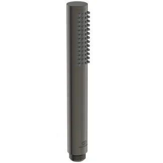 IDEAL STANDARD IDEALRAIN - 1-Funktionshandbrause 25x25x198 mm in magnetic grey, 8 l/min (3 bar) - Easy-Grip, Strahlregler, Durchflussbegrenzer, PVD Technologie #BC774A5 - Magnetic Grey