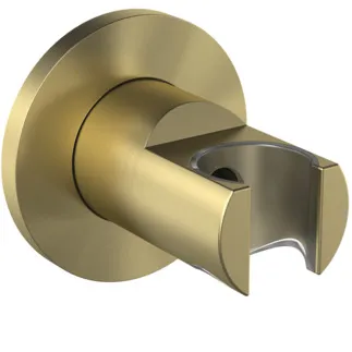 IDEAL STANDARD IDEALRAIN - Brausehalter 60x58x60 mm in brushed gold - PVD Technologie #BC806A2 - Brushed Gold