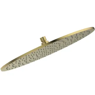 IDEAL STANDARD IDEALRAIN - Kopfbrause 403x58x403 mm in brushed gold, 12 l/min (3 bar) - Metall-Regenbrause, PVD Technologie #A5804A2 - Brushed Gold